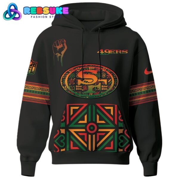 San Francisco 49ers NFL Black History Month Hoodie Set - Image 2