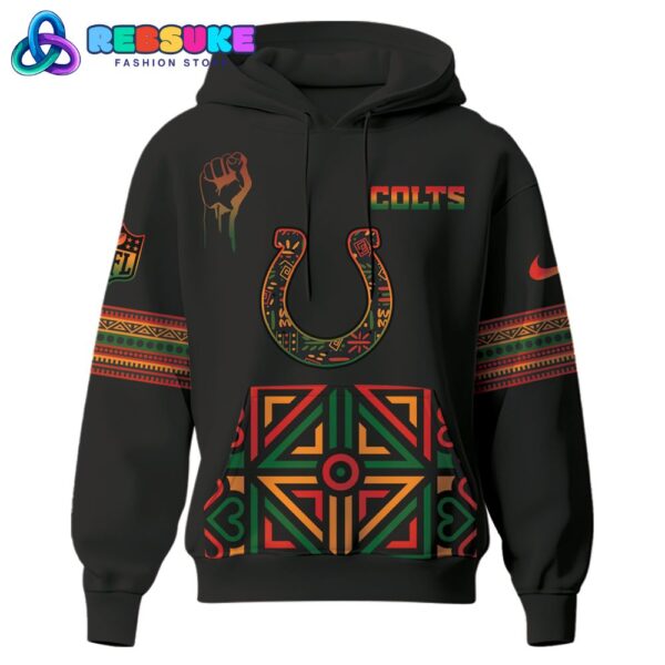 Indianapolis Colts NFL Black History Month Hoodie Set - Image 2