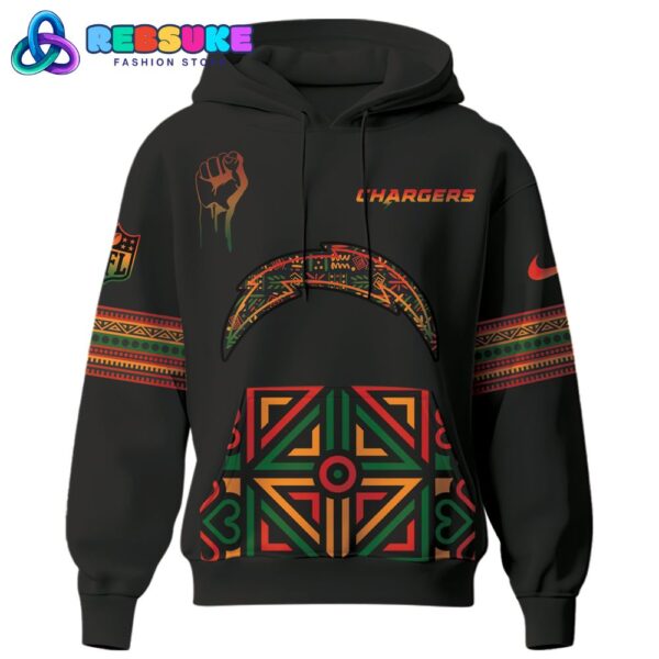 Los Angeles Chargers NFL Black History Month Hoodie Set - Image 2
