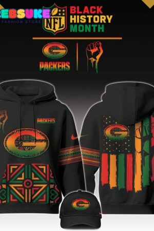 Green Bay Packers NFL Black History Month Hoodie Set