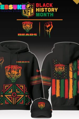 Chicago Bears NFL Black History Month Hoodie Set