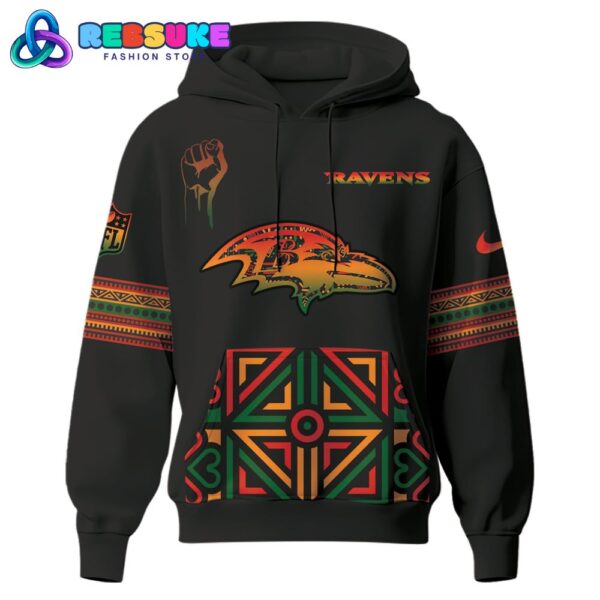 Baltimore Ravens NFL Black History Month Hoodie Set - Image 2