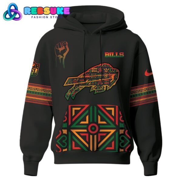 Buffalo Bills NFL Black History Month Hoodie Set - Image 2