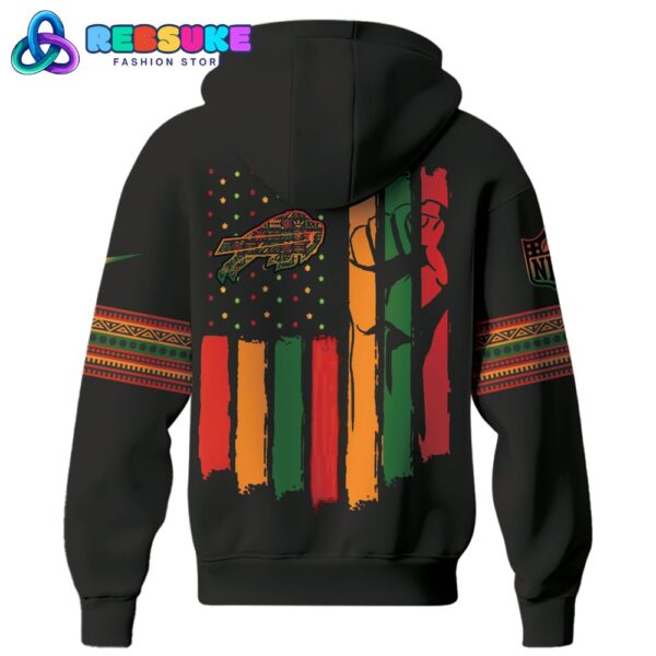 Buffalo Bills NFL Black History Month Hoodie Set - Image 5