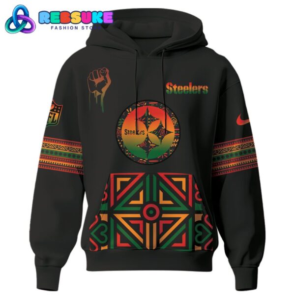 Pittsburgh Steelers NFL Black History Month Hoodie Set - Image 2