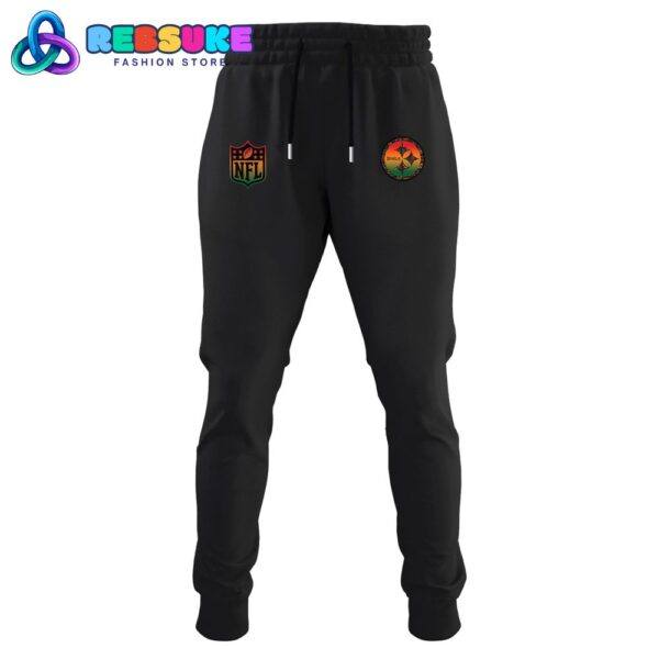 Pittsburgh Steelers NFL Black History Month Hoodie Set - Image 4