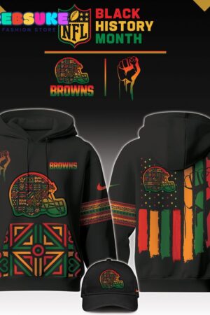 Cleveland Browns NFL Black History Month Hoodie Set