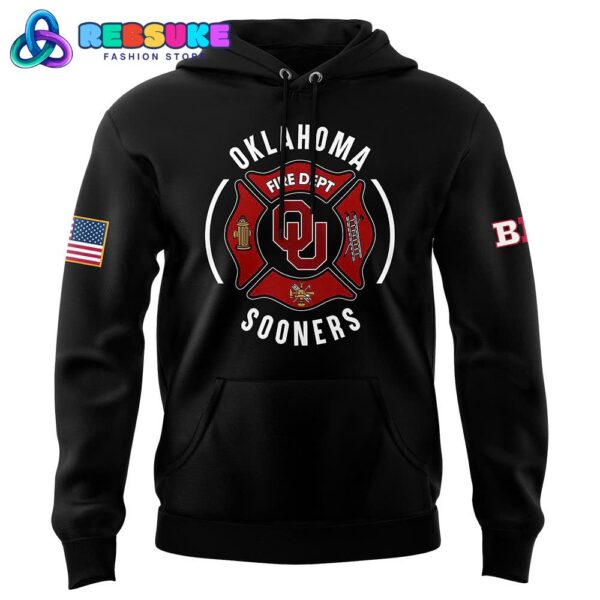 Oklahoma Sooners Football x Firefighter Appreciation Hoodie Set - Image 2