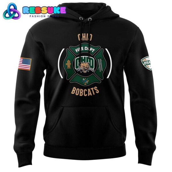 Ohio Bobcats Football x Firefighter Appreciation Hoodie Set - Image 2