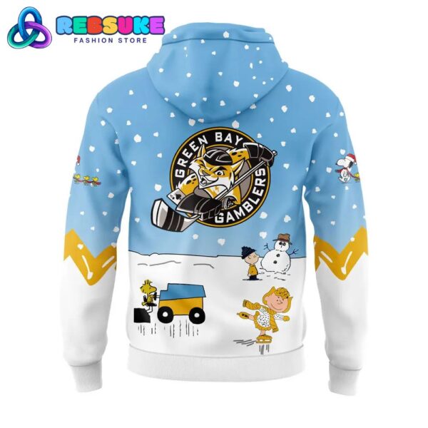 Green Bay Gamblers Peanuts and Snoopy Hoodie Set - Image 3