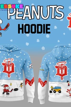 Dubuque Fighting Saints Peanuts and Snoopy Hoodie Set