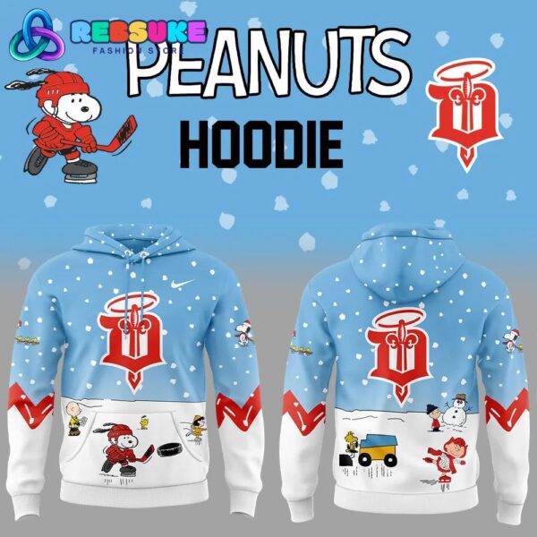 Dubuque Fighting Saints Peanuts and Snoopy Hoodie Set