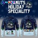Cedar Rapids RoughRiders Peanuts and Snoopy Night Hoodie Set