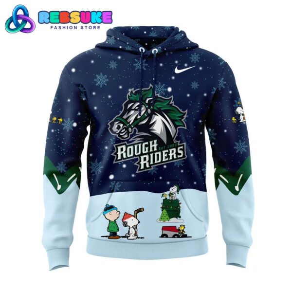 Cedar Rapids RoughRiders Peanuts and Snoopy Night Hoodie Set - Image 2
