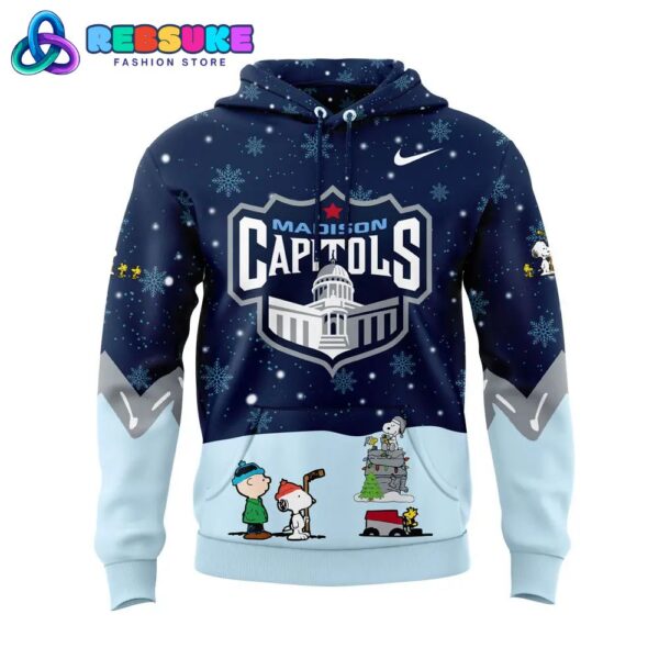 Madison Capitols Peanuts and Snoopy Night Hoodie Set - Image 2