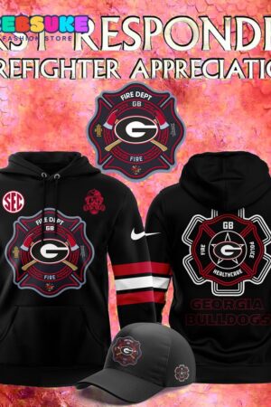 Georgia Bulldogs x 2024 Firefighter Appreciation Night Hoodie Set