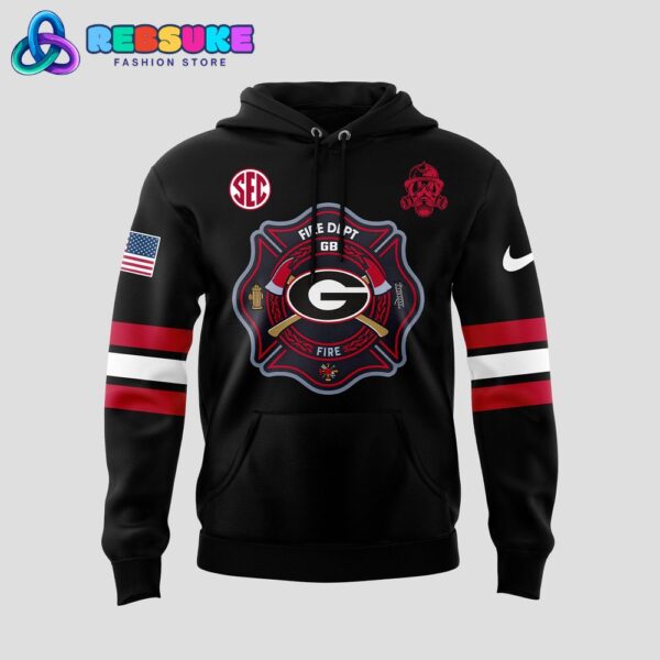 Georgia Bulldogs x 2024 Firefighter Appreciation Night Hoodie Set - Image 2