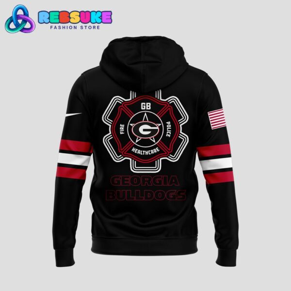 Georgia Bulldogs x 2024 Firefighter Appreciation Night Hoodie Set - Image 3