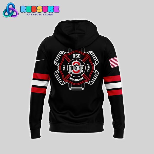 Ohio State Buckeyes x 2024 Firefighter Appreciation Night Hoodie Set - Image 3