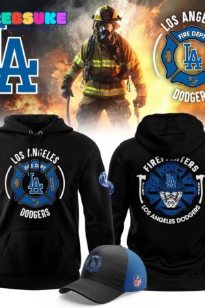 Los Angeles Dodgers x 2024 Firefighter Appreciation Night Hoodie Set