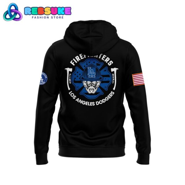 Los Angeles Dodgers x 2024 Firefighter Appreciation Night Hoodie Set - Image 3