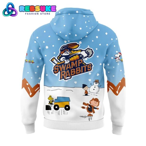 Greenville Swamp Rabbits Peanuts and Snoopy Night Hoodie Set - Image 3