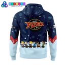 Indy Fuel Peanuts and Snoopy Night Hoodie Set