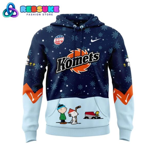 Fort Wayne Komets Peanuts and Snoopy Night Hoodie Set - Image 2