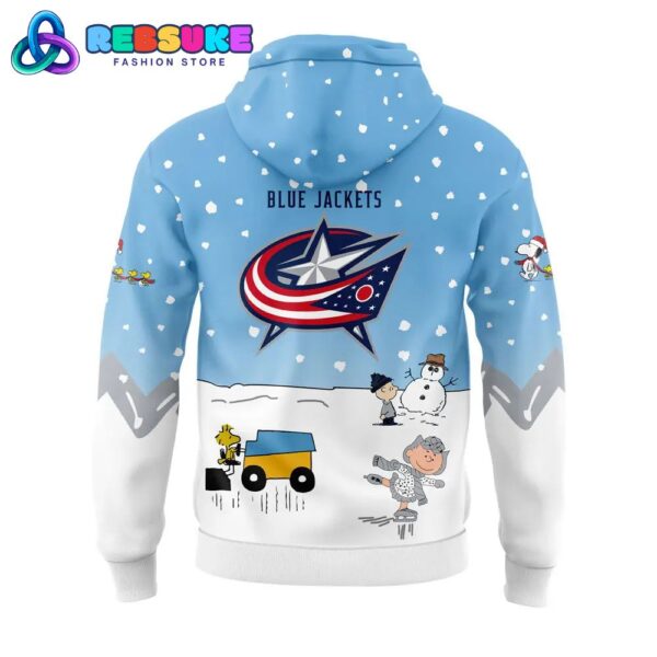 Columbus Blue Jackets Peanuts and Snoopy Hoodie Set - Image 3