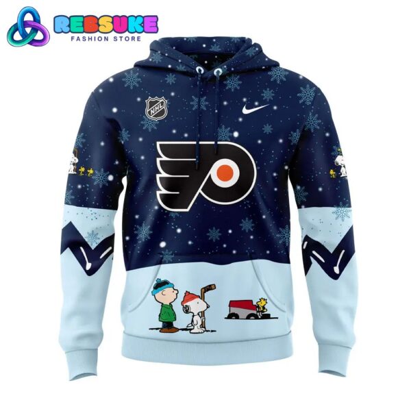 Philadelphia Flyers Peanuts and Snoopy Night Hoodie Set - Image 2