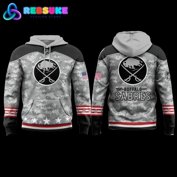 Buffalo Sabres 2024 Military Appreciation Hoodie Set - Image 2