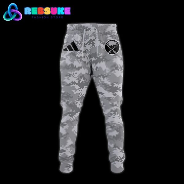 Buffalo Sabres 2024 Military Appreciation Hoodie Set - Image 3