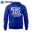 Buffalo Bills Royal Five-Straight Hoodie, Cap