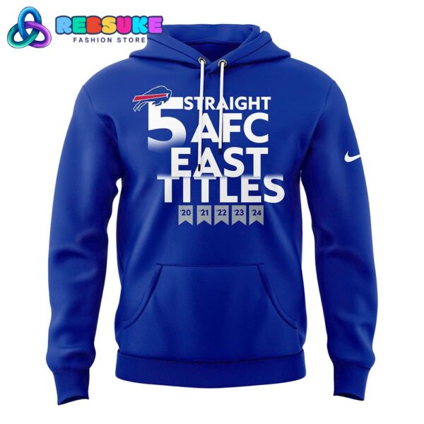 Buffalo Bills Royal Five-Straight Hoodie, Cap - Image 2