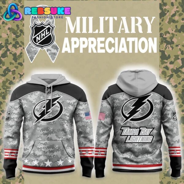 Tampa Bay Lightning 2024 Military Appreciation Hoodie Set