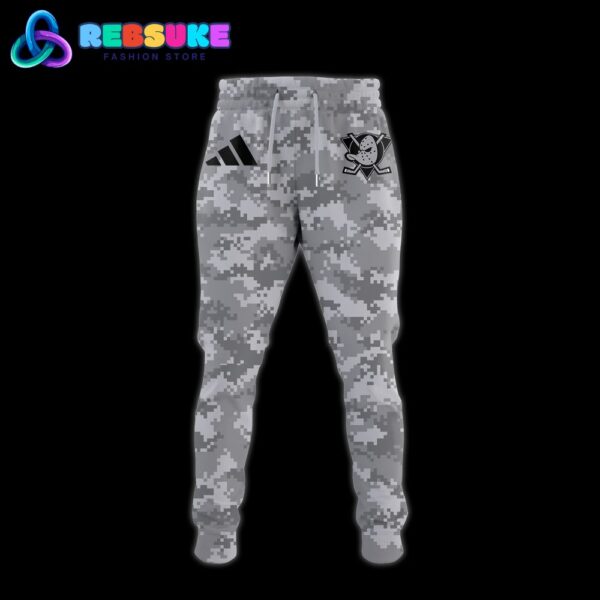 Anaheim Ducks 2024 Military Appreciation Hoodie Set - Image 3