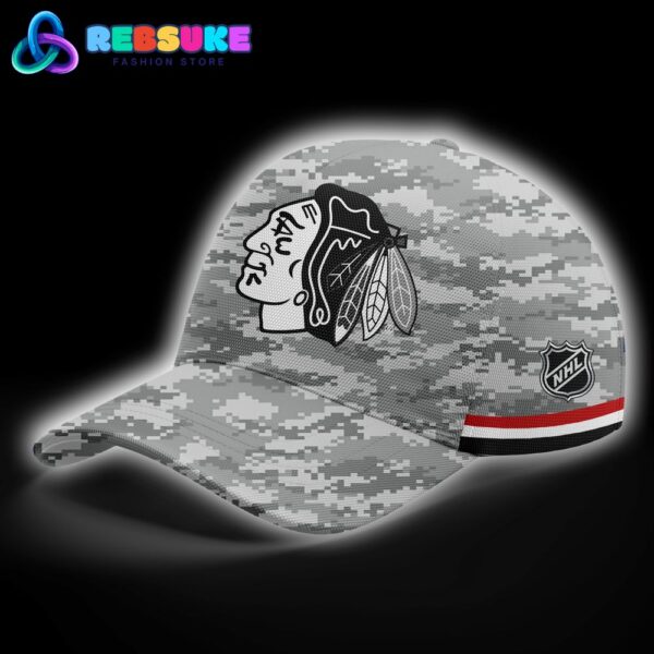 Chicago Blackhawks 2024 Military Appreciation Hoodie Set - Image 4