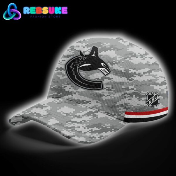 Vancouver Canucks 2024 Military Appreciation Hoodie Set - Image 3