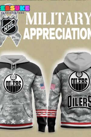 Edmonton Oilers 2024 Military Appreciation Hoodie Set