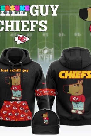 Chill Guy NFL Kansas City Chiefs Hoodie Set 2024