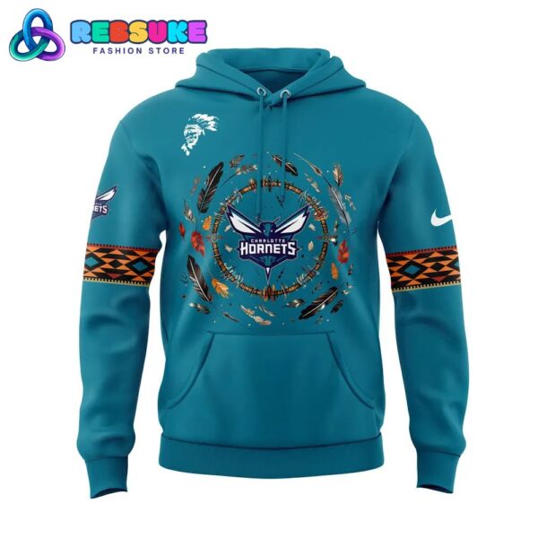 Charlotte Hornets Native American Heritage Month Hoodie Set - Image 2