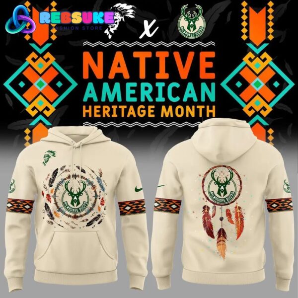 Milwaukee Bucks Native American Heritage Month Hoodie Set