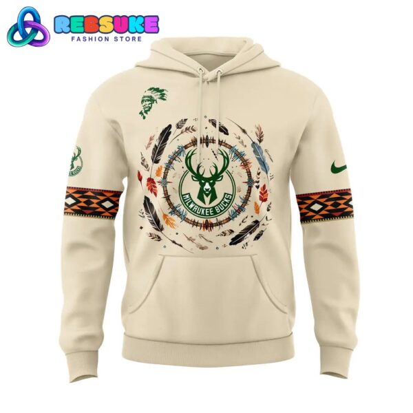 Milwaukee Bucks Native American Heritage Month Hoodie Set - Image 2