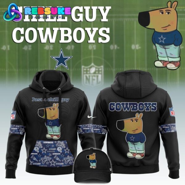 Chill Guy NFL Dallas Cowboys Hoodie Set 2024