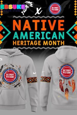 Detroit Pistons Native American Heritage Month Hoodie Set
