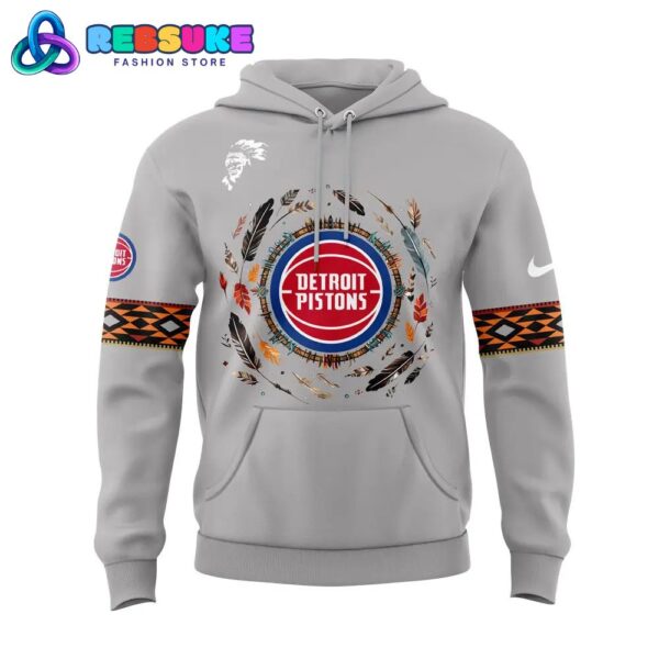 Detroit Pistons Native American Heritage Month Hoodie Set - Image 2
