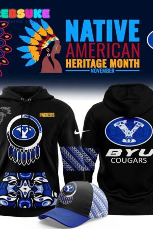 BYU Cougars Native Heritage Hoodie, Cap Celebrate November