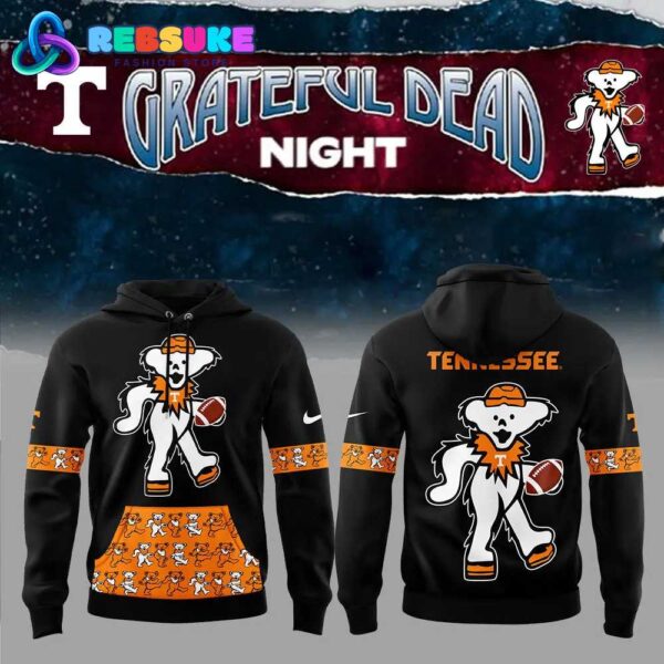 Tennessee Football x Grateful Dead Night Hoodie, Pants, Cap