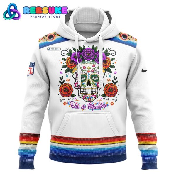 Dia De Los Muertos Green Bay Packers 2024 Combo Pullover Hoodie - Image 2