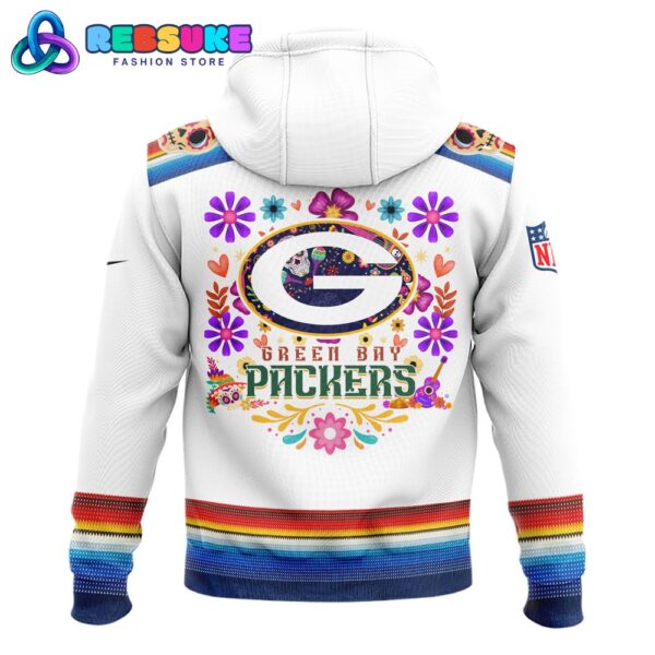 Dia De Los Muertos Green Bay Packers 2024 Combo Pullover Hoodie - Image 3